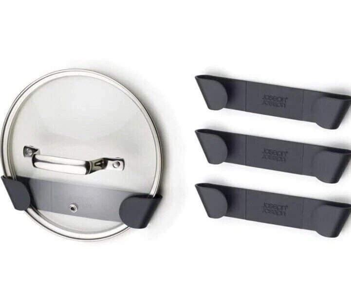Set of 4 Joseph Joseph Cupboard Store Pan Lid Holders