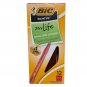 BIC&Acirc;&reg; Round Stic&Acirc;&reg; Xtra Life Ball Point Pen; Red; 12 Pack