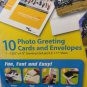 Flip Pix Mini Photo Album Inkjet Matte Paper Greeting Cards & Envelopes New 10ct