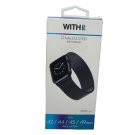 WITHit Blk Stainless Steel Mesh Band Fr Apple Watch 42mm/44mm/45mm/49mm Open Box WITHit Blk Stainless Steel Mesh Band Fr Apple Watch 42mm/44mm/45mm/49mm Open Box