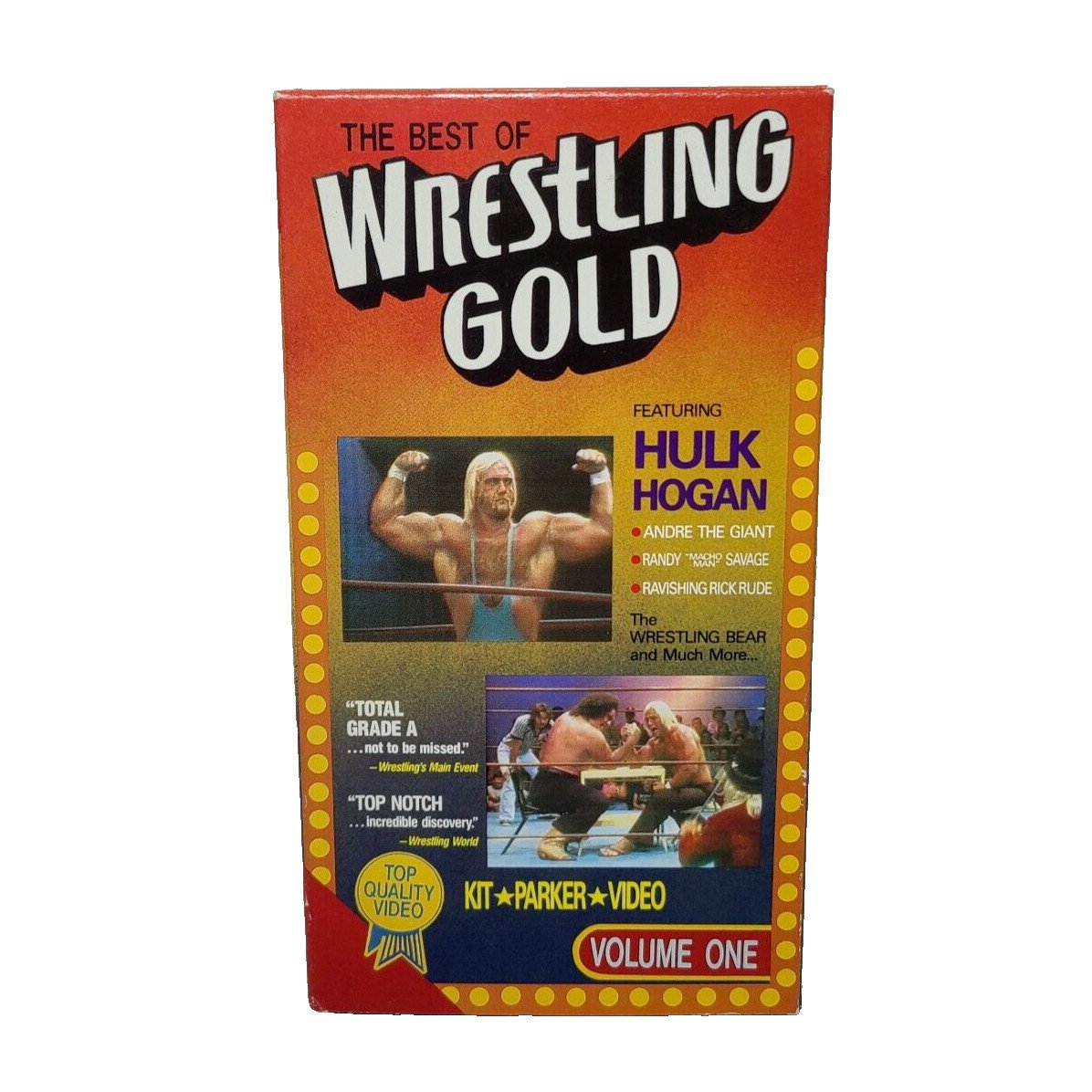 Hulk Hogan Best of Wrestling Gold, The Volume 1 (VHS, 1990) WWE/WWF