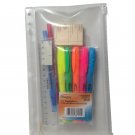 Back to School Kit – Poly Binder Pocket, Pens, Highlighters, Pencil, Sticky Pad