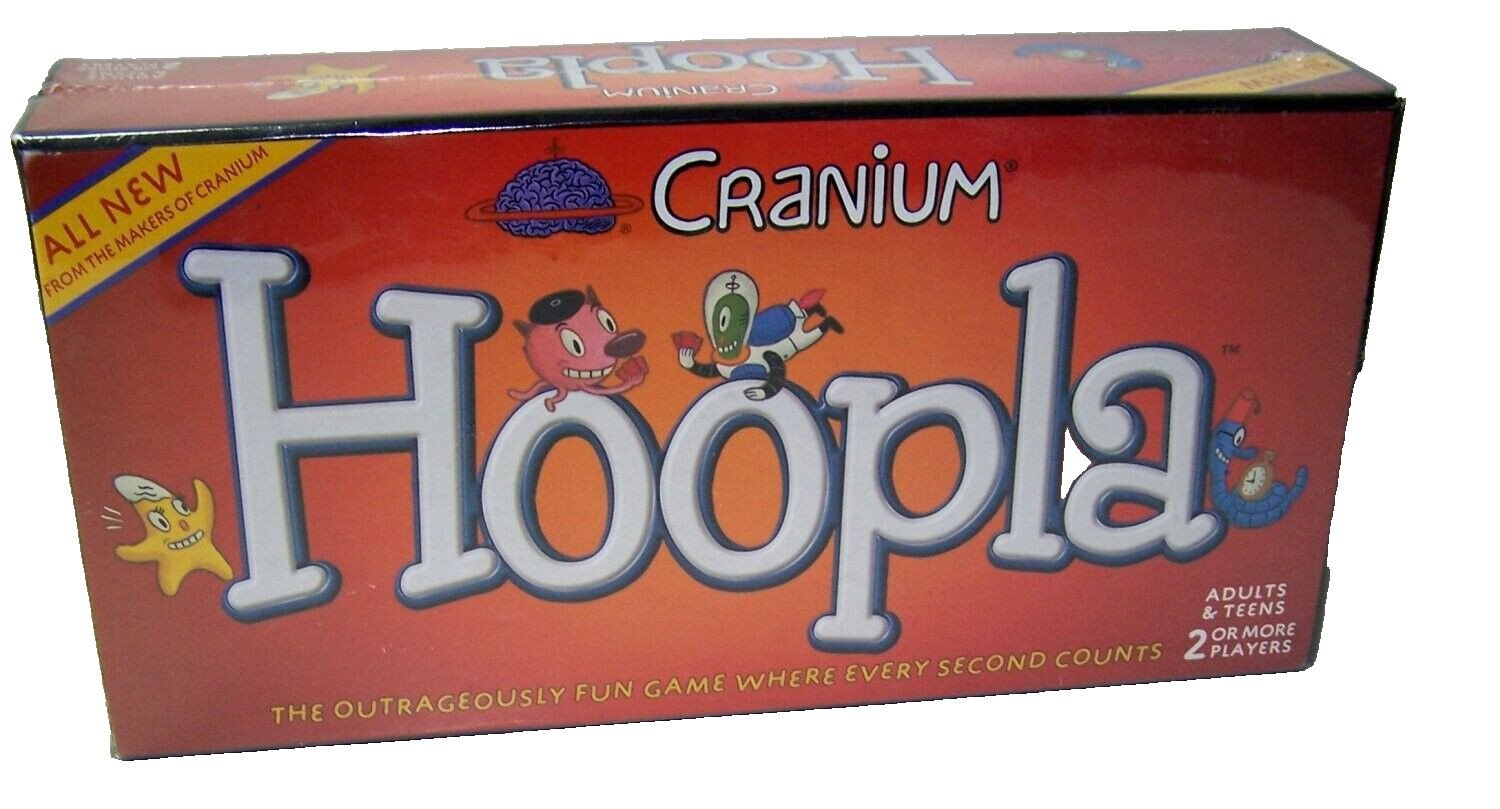 Hoopla Card Game by Cranium - 2002 Edition - Ages Teen to Adult reSealed