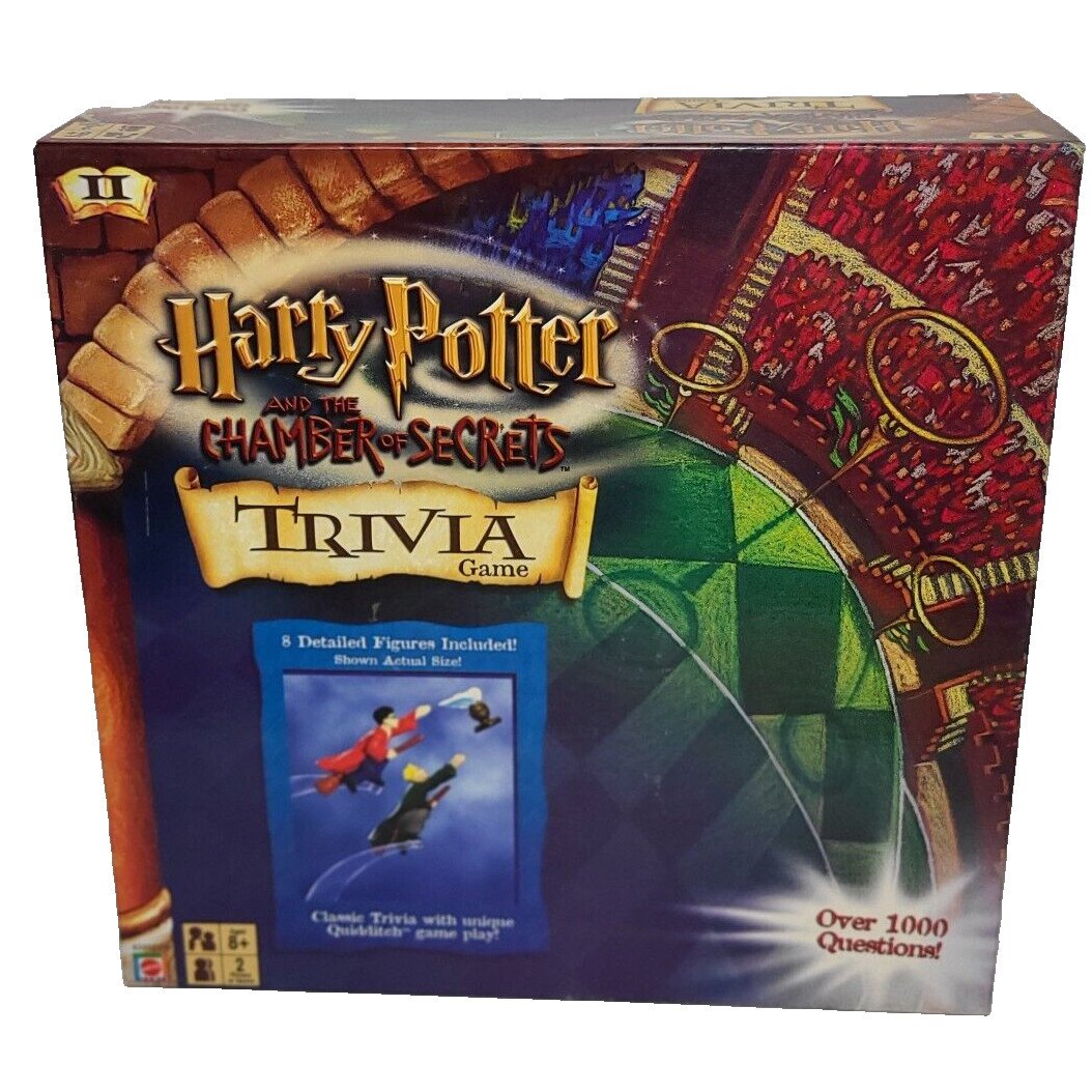2002  Harry Potter and the Chamber of Secrets Trivia Game  Mattel