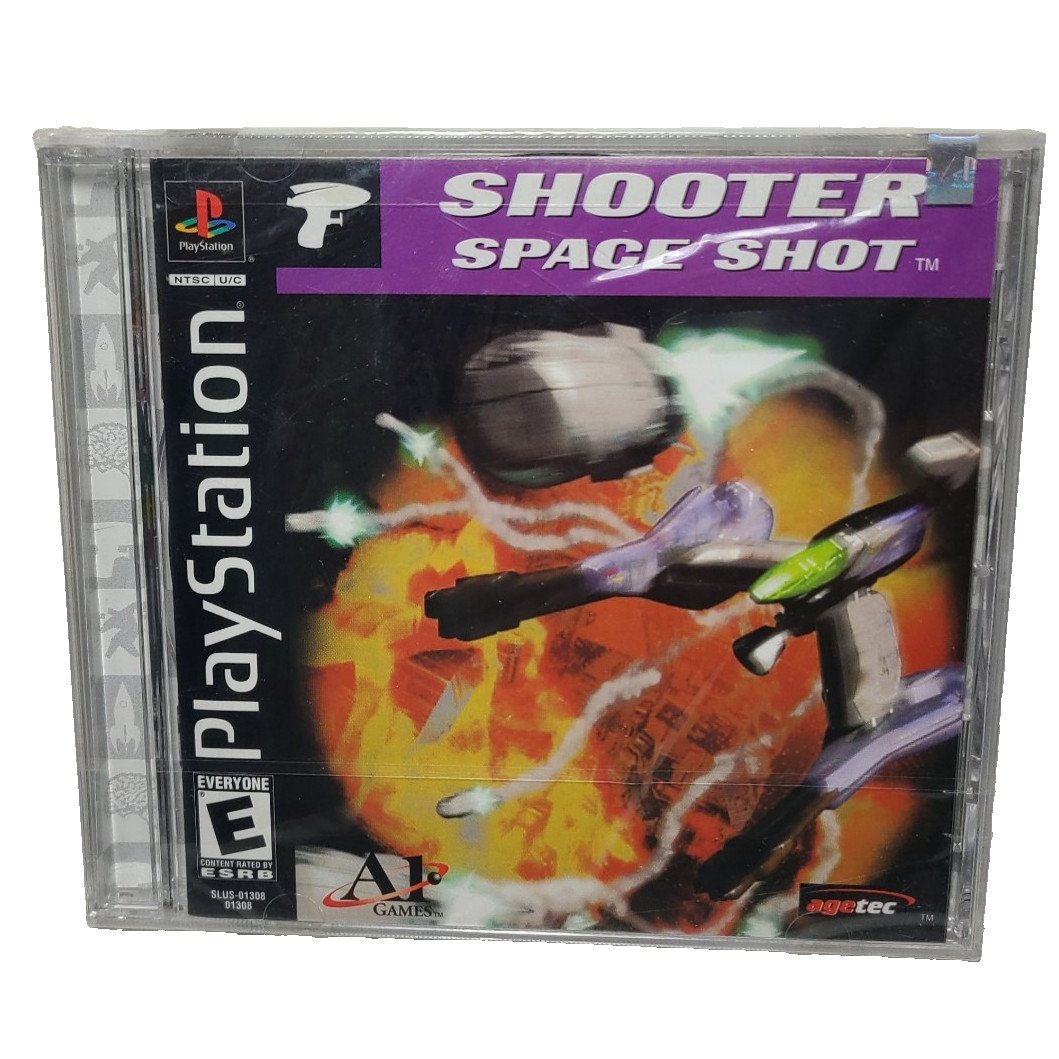 Shooter Space Shot black label Brand NEW factory sealed Playstation 1 one