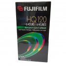 Fujifilm Blank VHS Tape HQ120 6 hour HQ-120 Fujifilm Blank VHS Tape HQ120 6 hour HQ-120