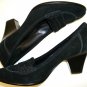 Via Spiga ($225,Black,Suede,8.5,1/2,Pumps,Shoes)
