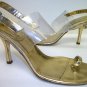 Via Spiga ($235,Gold,7,1/2,B,Sandals,Slides,shoes,Italy)