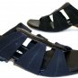 Donald Pliner 'Hizzy' Black Slide Sandals 8.5 or Shoes Alligator Print 8 1/2