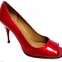$298 New Stuart Weitzman Linda Red Quazar Patent Pumps or shoes 9.5  Heels