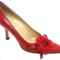 Isaac Mizrahi Red Size 6.5 Pump Heels or Shoes from Italy 6 1/2