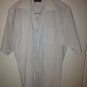 Mens White Van Heusen Size 16 33/34 Shortsleeve Dressshirt