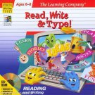 Read, Write and Type (PC, CD-ROM) Ages 6-8 Educational The Learning Company