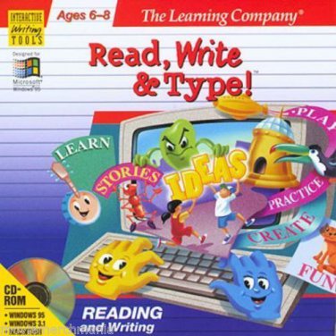 Read, Write and Type (PC, CD-ROM) Ages 6-8 Educational The Learning Company