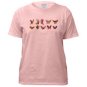 8 Butterflies 2-sided Pink T-shirt