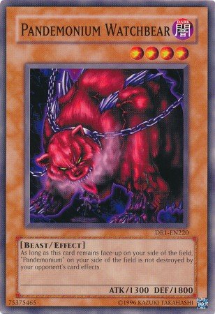 Yugioh Card Pandemonium Watchbear - DR1-EN220 - Common