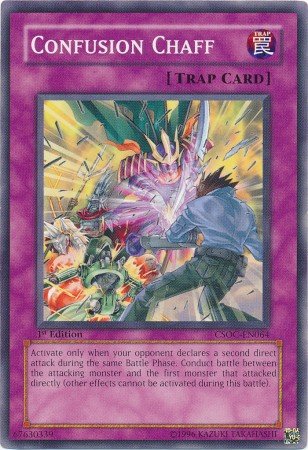Yugioh Card Confusion Chaff - CSOC-EN064 - Common (Near Mint Unlimited English Yugioh Card)
