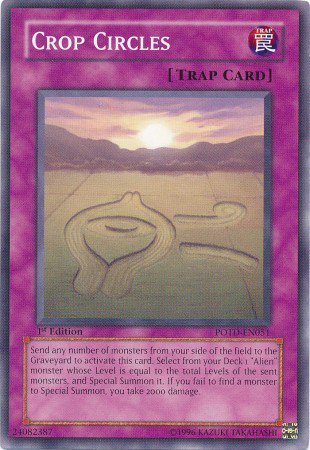 Yugioh Card Crop Circles - POTD-EN051 - Common 1st Edition