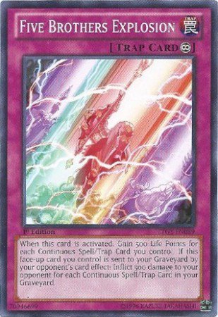 Yugioh Card Five Brothers Explosion - LTGY-EN089 - Common 1st Edition