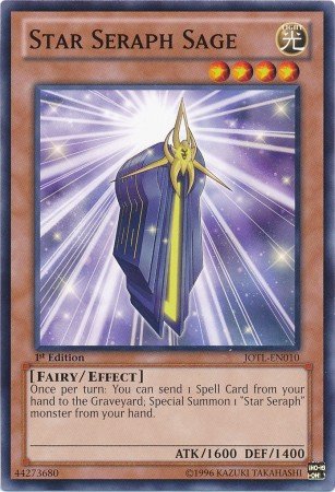 Yugioh Card Star Seraph Sage - JOTL-EN010 - Common 1st Edition