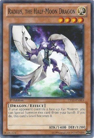 Yugioh Card Radius, the Half-Moon Dragon - LTGY-EN014 - Common 1st Edition