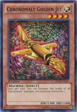 Yugioh Card Chronomaly Golden Jet REDU-EN011 Common 1st Edition