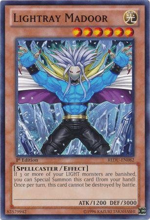 Yugioh Card Lightray Madoor REDU-EN082 1st Edition Common