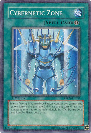 Yugioh Card Cybernetic Zone - PTDN-EN052 - Common Unlimited Edition (Phantom Darkness PTDN)