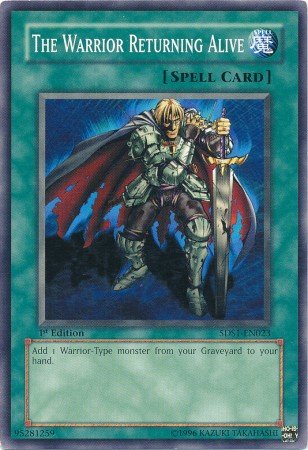 Yugioh Card The Warrior Returning Alive - 5DS1-EN023 - Common Unlimited Edition