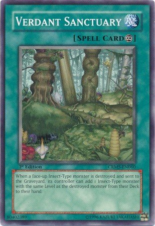 Yugioh Card Verdant Sanctuary - CRMS-EN060 - Common 1st Edition