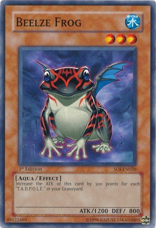 Yugioh Card Beelze Frog - SOI-EN026 - Common 1st Edition