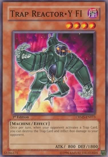 Yugioh Card Trap Reactor Y FI - CRMS-EN013 - Common 1st Edition