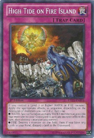 YuGiOh Card High Tide on Fire Island - LTGY-EN078 - Common 1st Edition