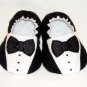 Baby Booties - Tuxedo - (12-18 mo)