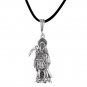 Sterling Silver Antique Style Santa Muerte Lady of the Holy Death | Made in USA