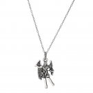 Sterling Silver 925 Antique Style Archangel Miguel, Michael, Angel of Leadership