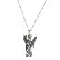 Sterling Silver .925 Antique Style Archangel Rafael, Angel of Healing Pendant