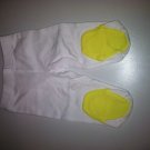 white Pants With Yellow Feet