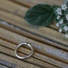 925 sterling silver nose ring septum or earring Helix, cartilage, Tragus, Eyebrow, 16g 8mm inner,
