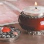 ROSE JEWELED LID JAR CANDLE