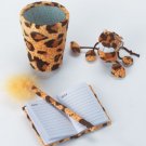 PLUSH STATIONERY SET