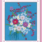 Colorful Flower Bouquet Silk Ribbon Embroidery Starter Kit