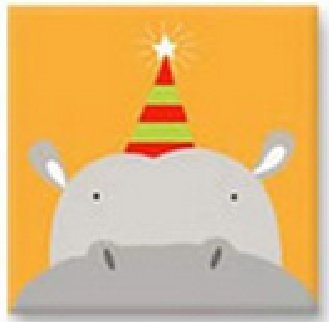 Hungry Hippo - Cartoon Animals Cross Stitch Kits for Kids