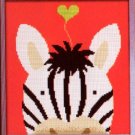 Zig Zag Zebra - Cartoon Animals Cross Stitch Kits for Kids