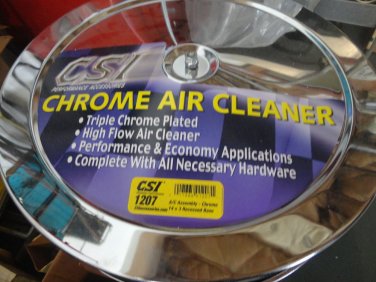CSI 1207 Chrome Air Filter Assembly