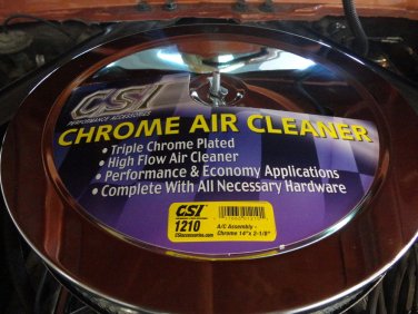Chrome Air Cleaner CSI Part # 1210