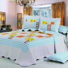 100% Cotton High Quality King Quilt BedSpread Set