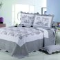 100% Cotton High Quality King Quilt BedSpread Set