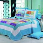 100% Cotton High Quality King Quilt BedSpread Set