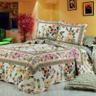 100% Cotton High Quality King Quilt BedSpread Set